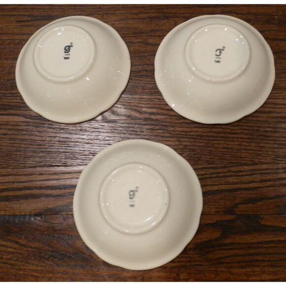 Vintage Franciscan Desert Rose Bowls 5 7/8" Set of 3 - Picture 3 of 3